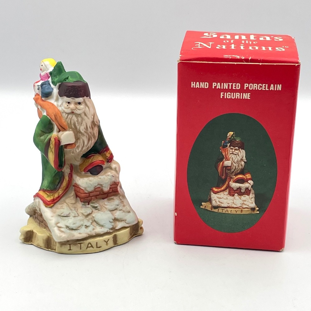 1991 RSVP Santa's of the Nations Italy San Nicola Figurine #8904 w/ Box